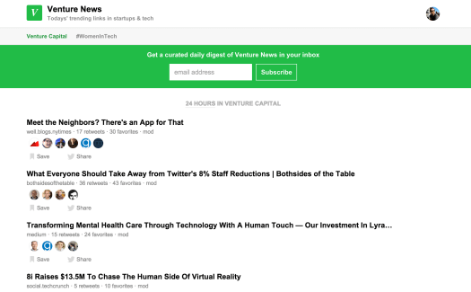 VentureNewsScreenshot